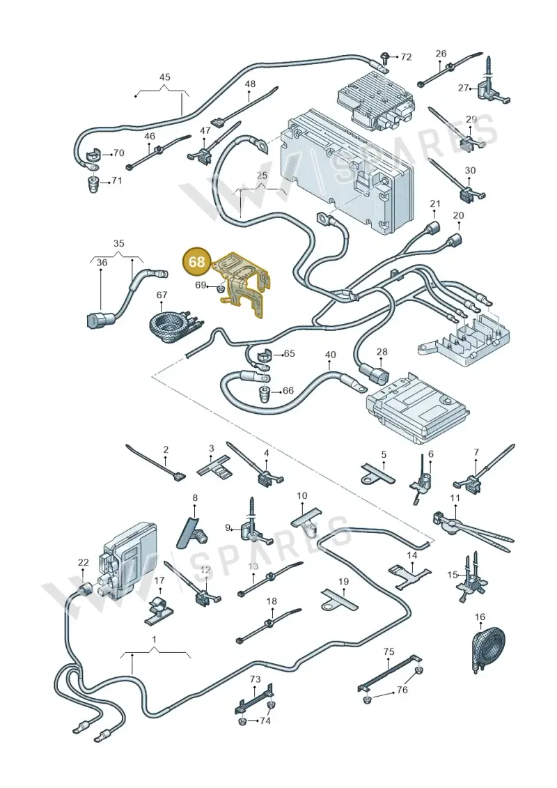4M0971845BF — Audi Q7 (2015-2025) diagram 859972020, position 68