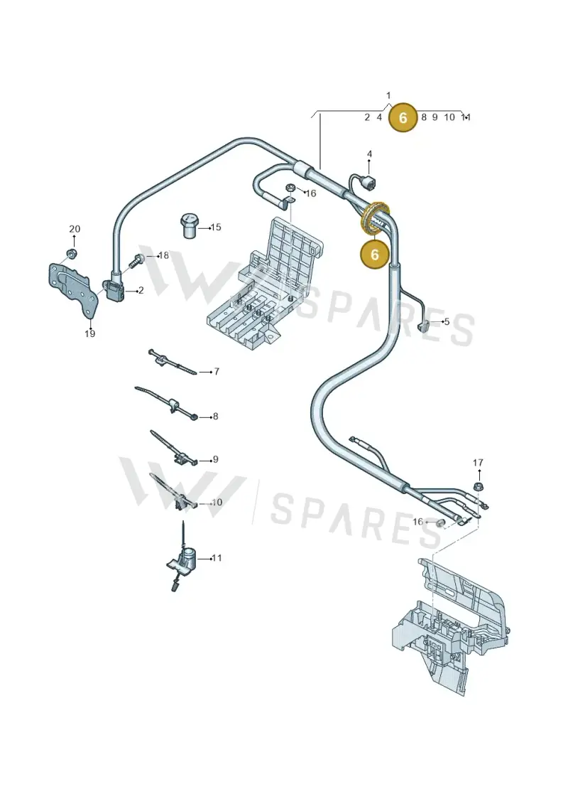 4M0971871E — Audi RS Q8 (2019-2025) diagram 429972000, position 6