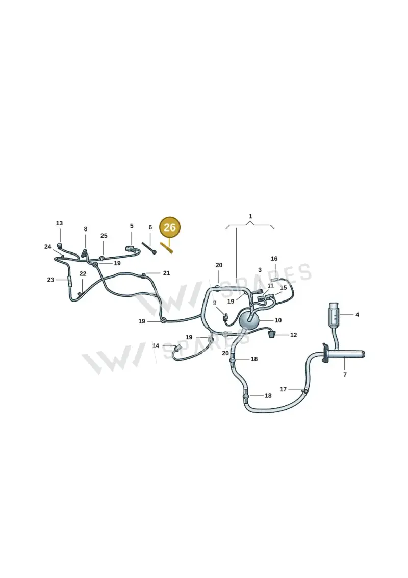 4M0971904 — Audi Q6 (2022-) diagram 4cg972033, position 26