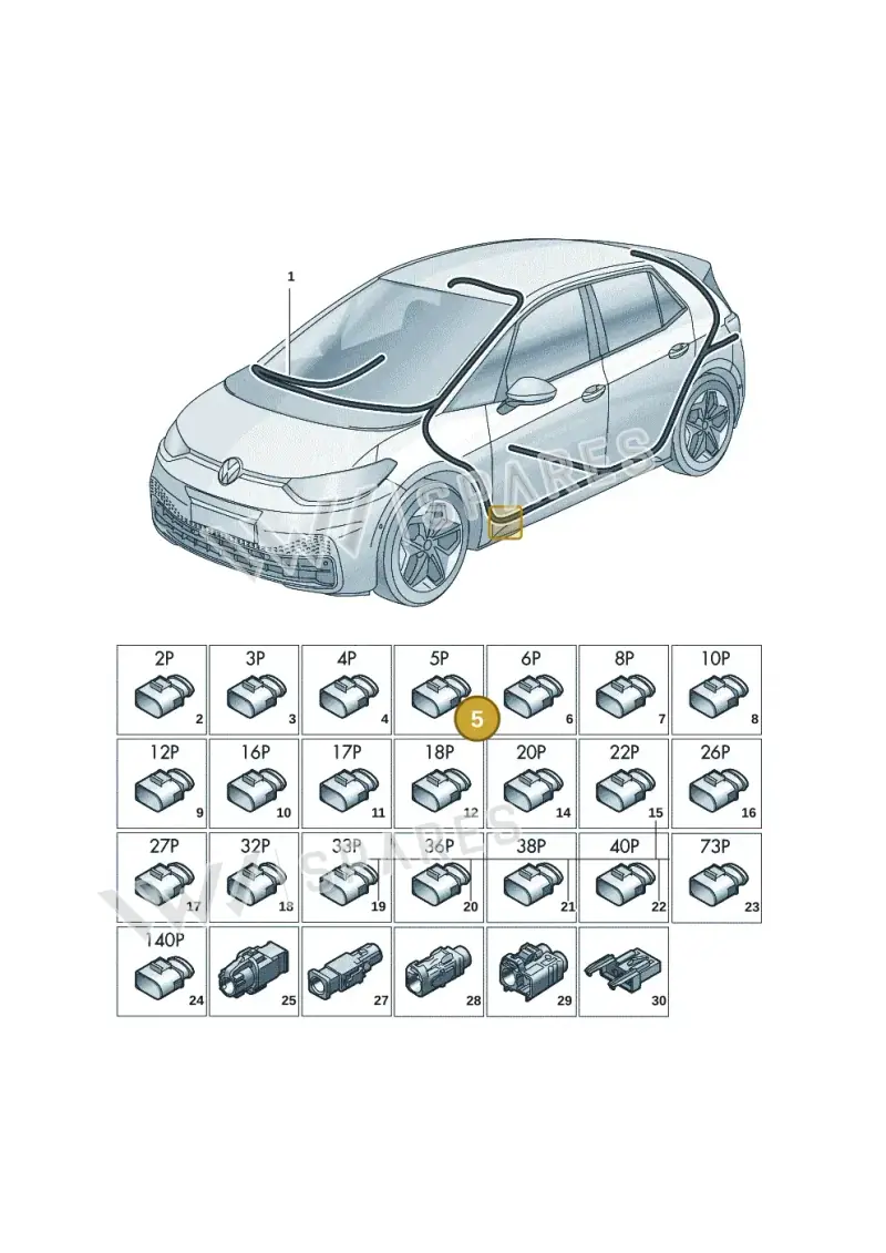 4M0972705 — Skoda Enyaq (2020-2021) diagram 10a971090, position 5