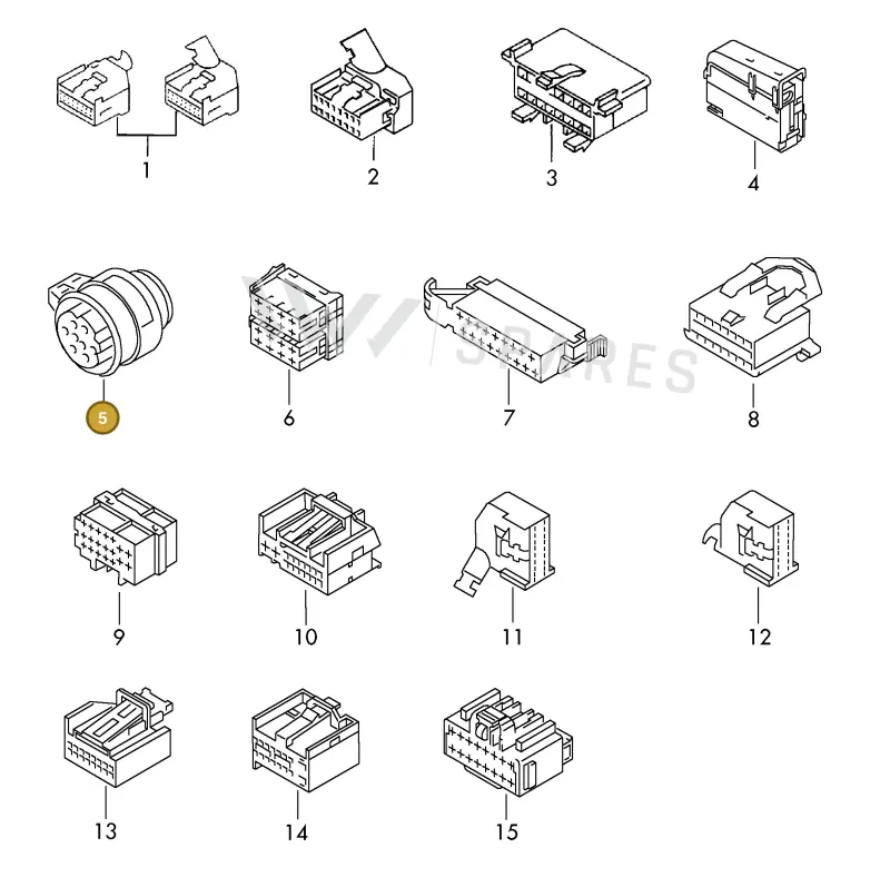 4M0973716 — Audi 1J0 platform diagram 198971850, position 5