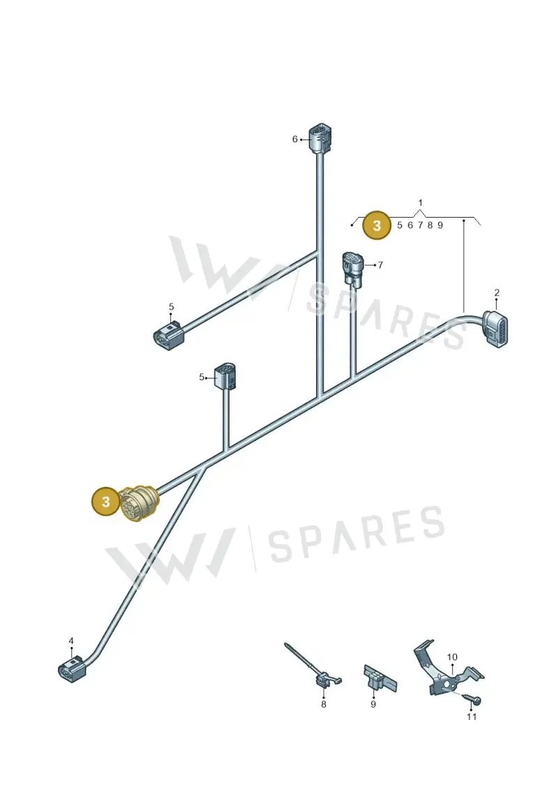 4M0973716 — Audi RS Q8 (2019-2025) diagram 595971600, position 3