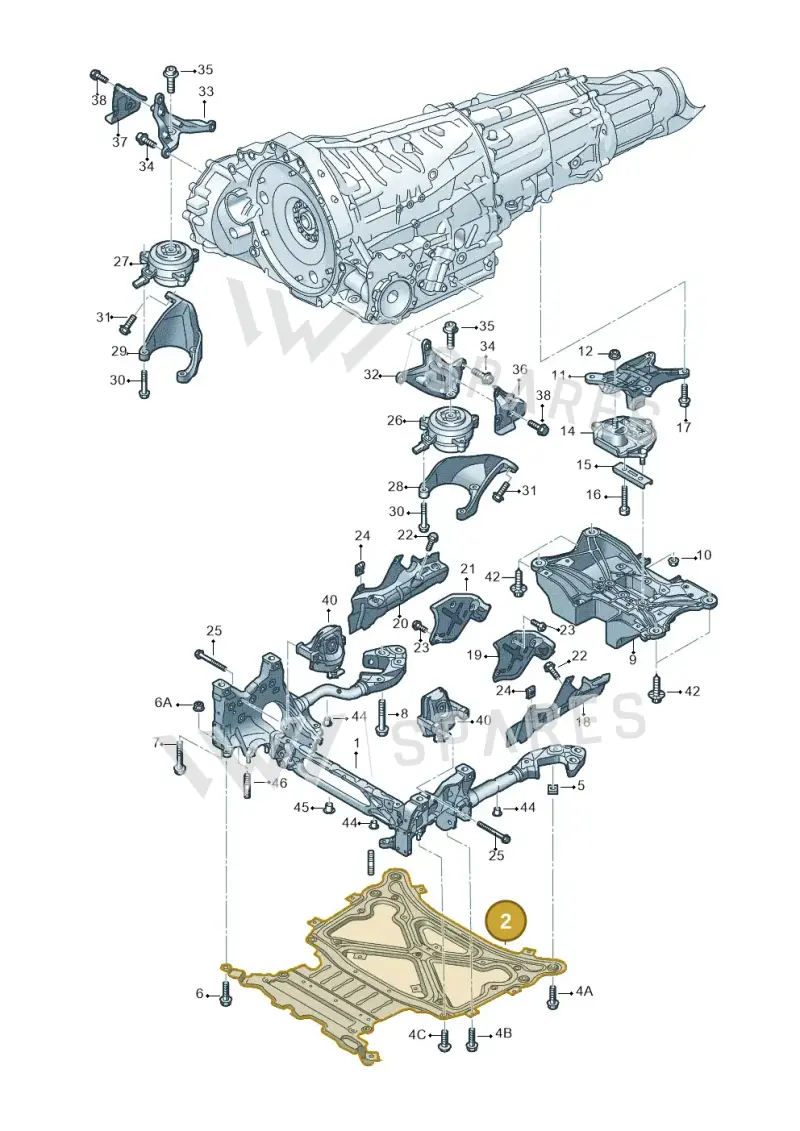 4M1399345F — Audi RS Q8 (2019-2025) diagram 859399850, position 2