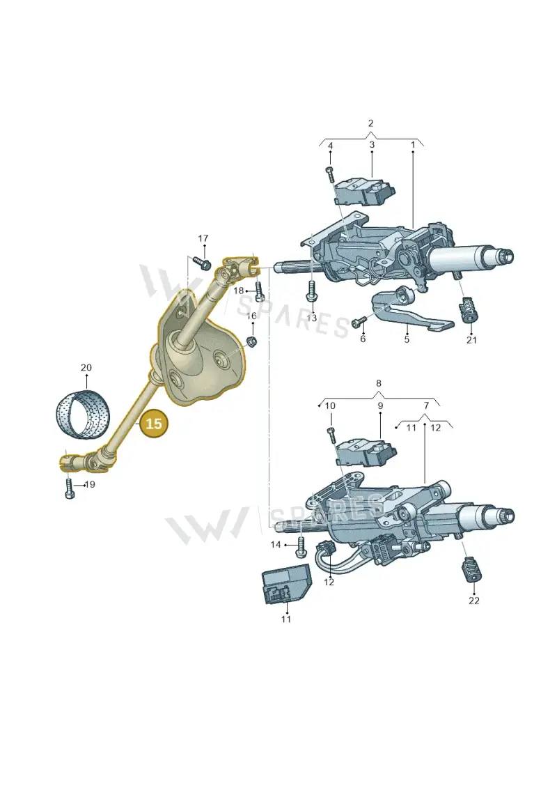 4M1419753D — Audi Q8 Quattro 3,0 (2018-) diagram 859419500, position 15