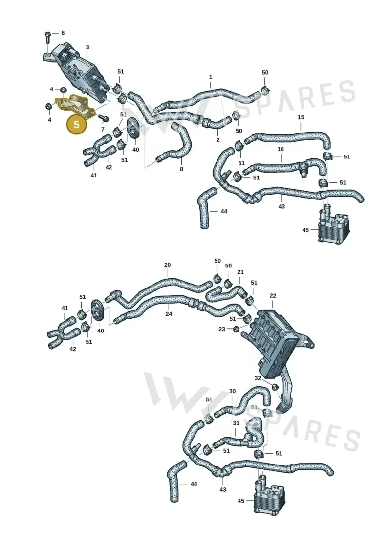 4M1820195E — Audi Q8 Quattro 3,0 (2018-) diagram 859121144, position 5