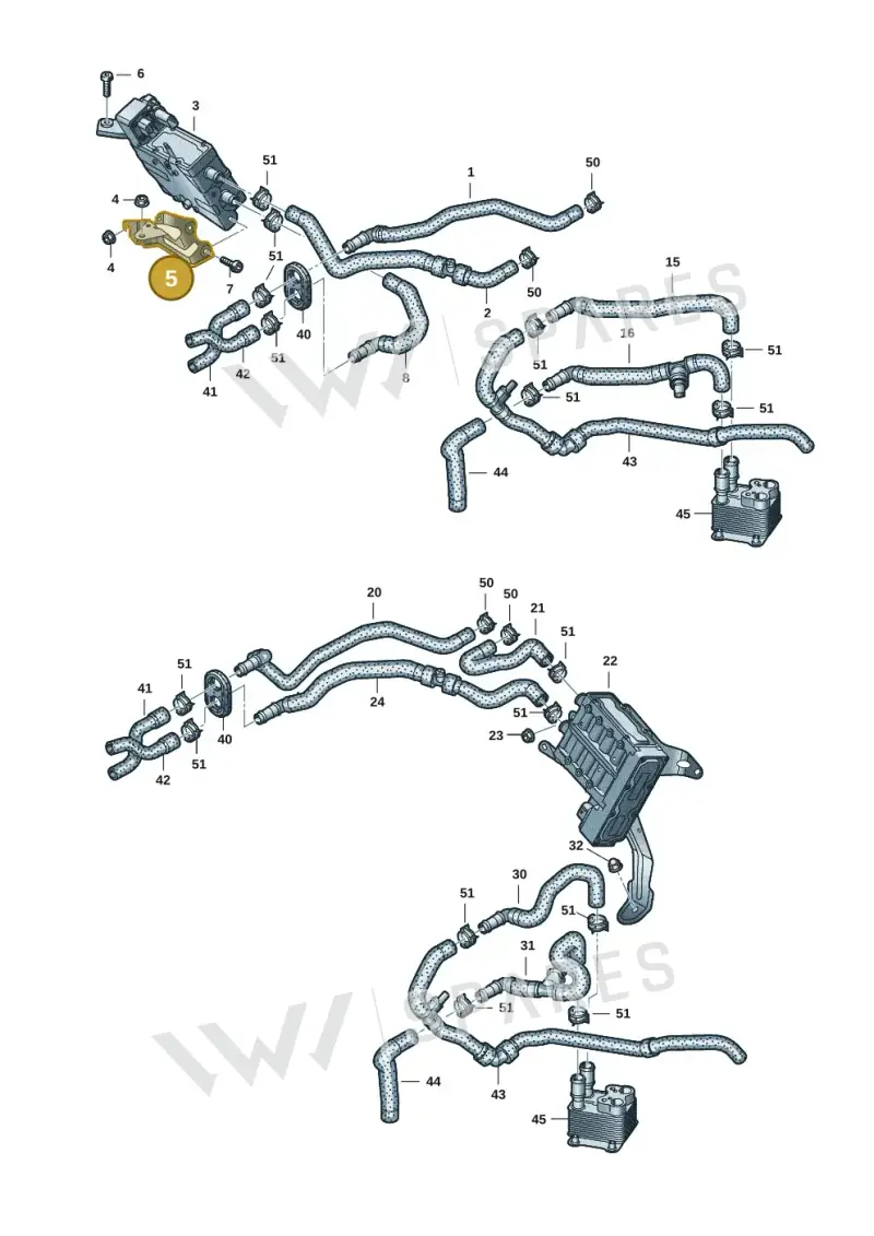 4M1820195G — Audi Q8 (2018-2025) diagram 859121142, position 5