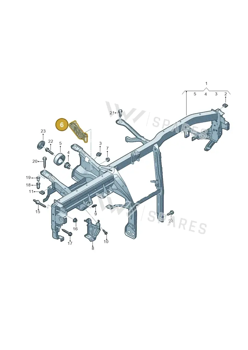4M1857745 — Audi Q8 e-tron (2018-2025) diagram 586857000, position 6