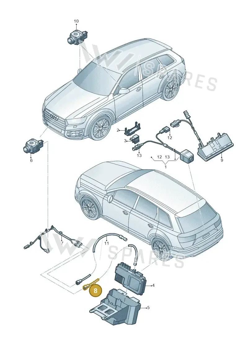 4M1971192 — Audi Q7 (2015-2025) diagram 859907450, position 8