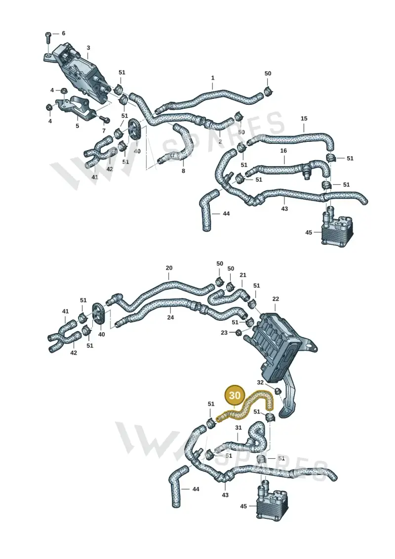 4M2121036 — Audi Q8 Quattro 3,0 (2018-) diagram 859121144, position 30