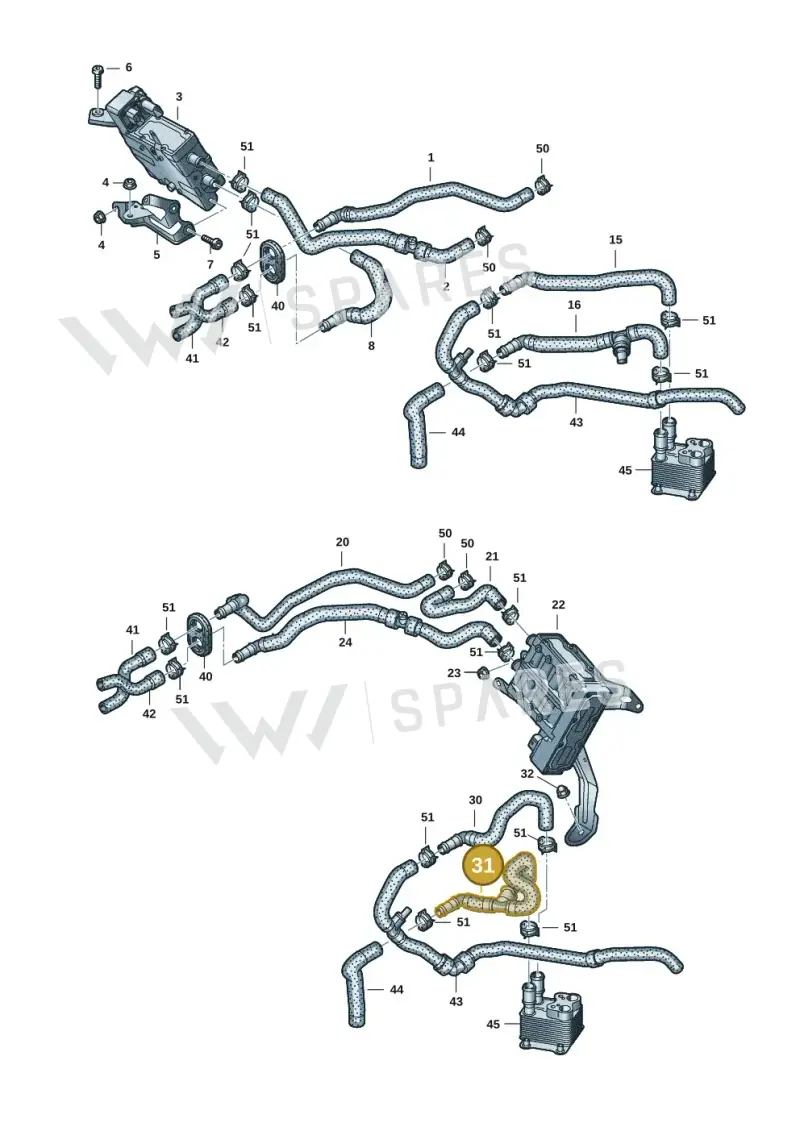 4M2122157B — Audi Q8 Quattro 3,0 (2018-) diagram 859121144, position 31