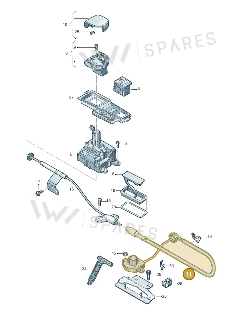 4M2713035B — Audi RS Q8 Quattro (2019-) diagram 429713100, position 11