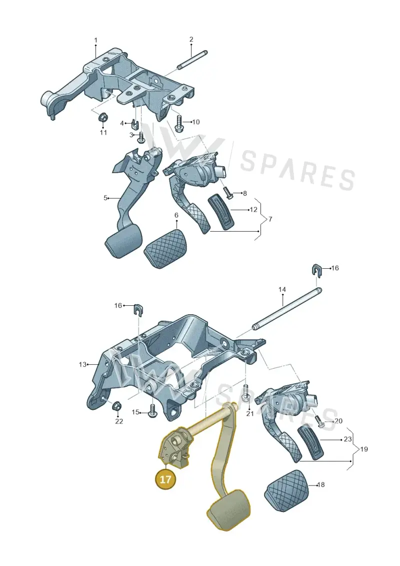 4M2723140 — Audi RS Q8 Quattro (2019-) diagram 859723250, position 17