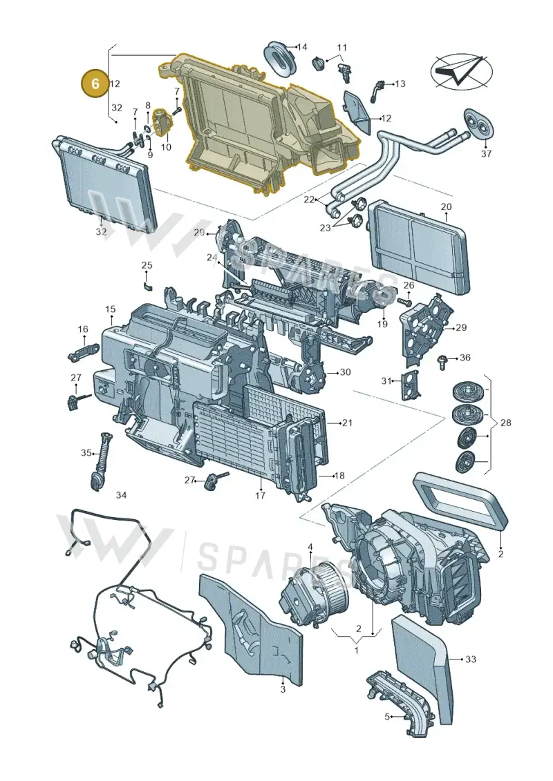 4M2820023B — Audi A5 Limo 2.0 (2024-) diagram 859820210, position 6