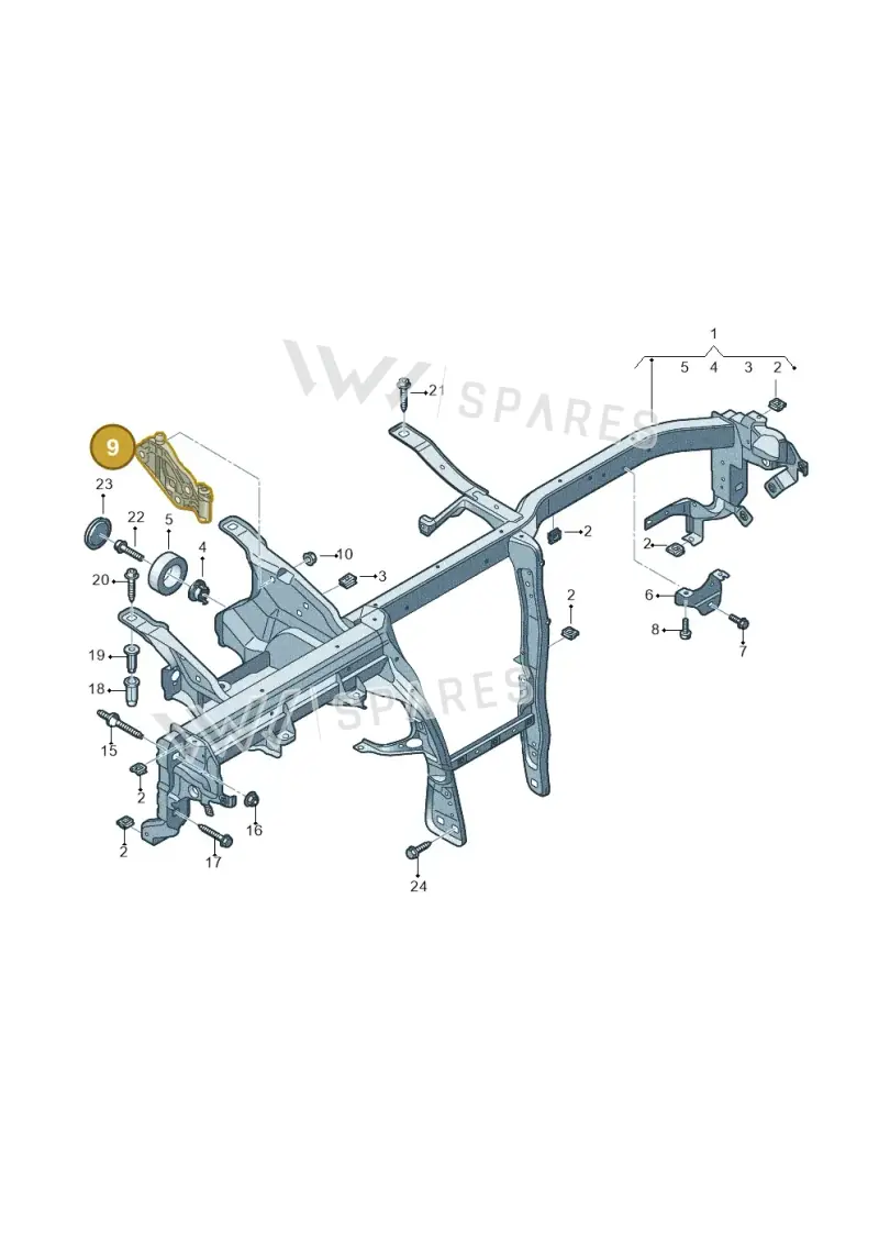 4M2857745 — Audi RS Q8 Quattro (2019-) diagram 429857000, position 9