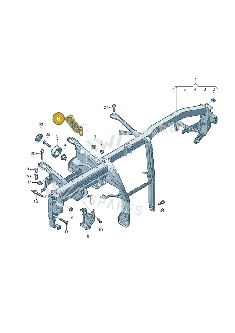 4M2857746 — Audi Q8 e-tron (2018-2020) diagram 586857000, position 6