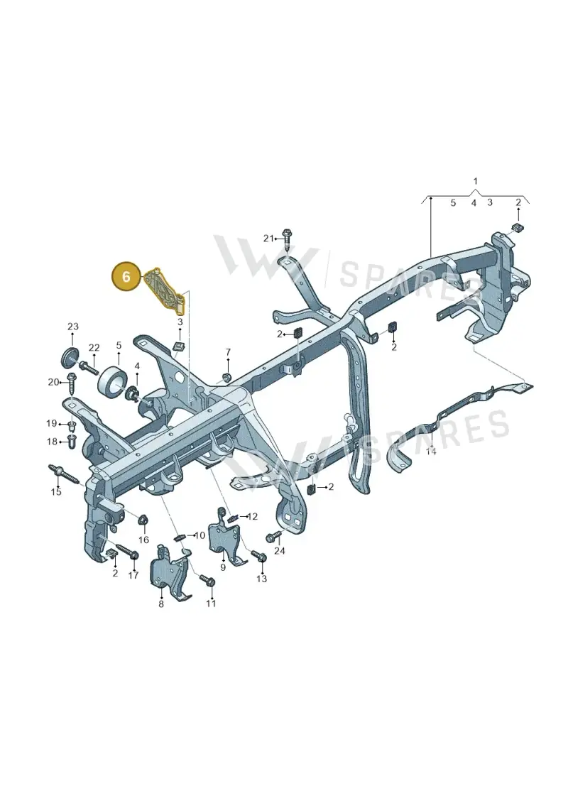 4M2857746 — Audi A8L (2017-2022) diagram 838857000, position 6