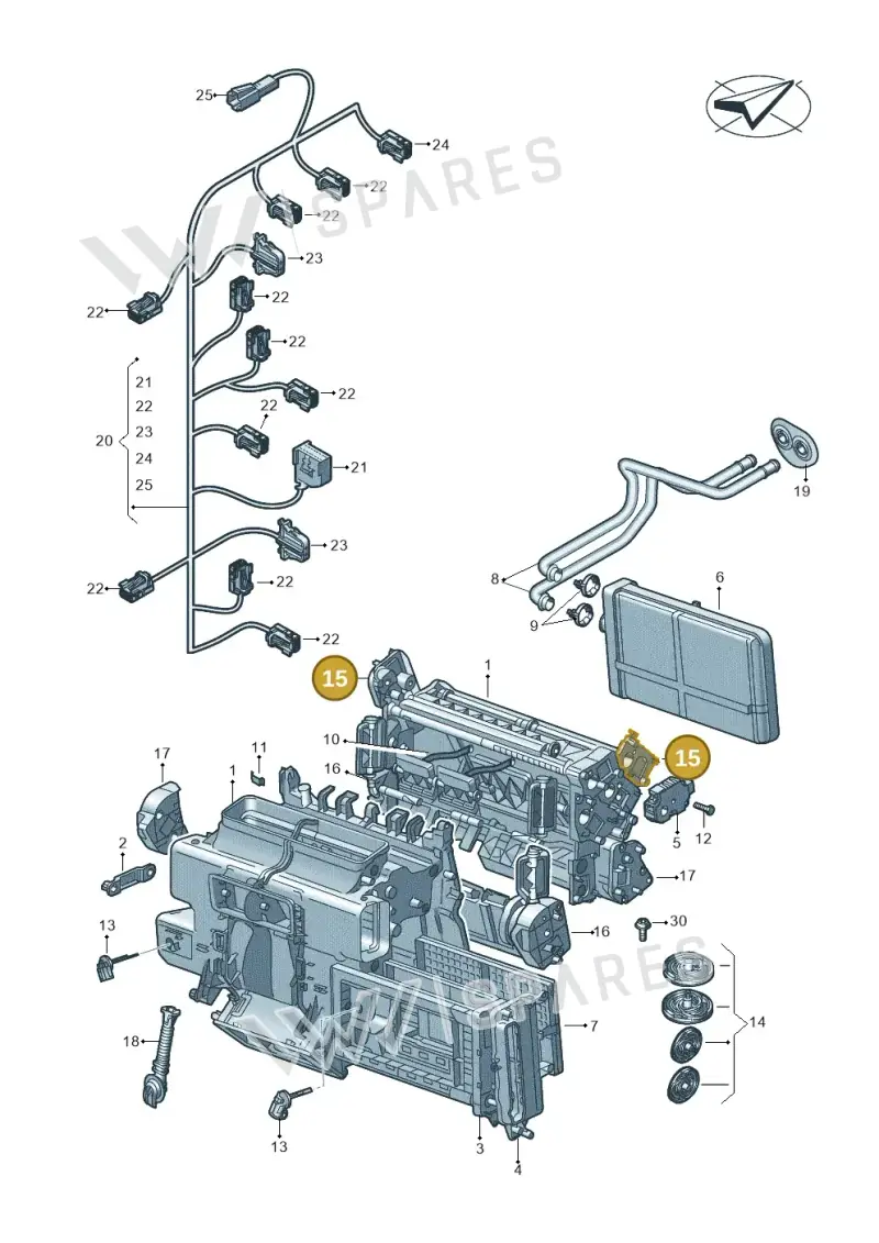 4M2898333A — Audi RS6 Avant (2019-) diagram 435820021, position 15