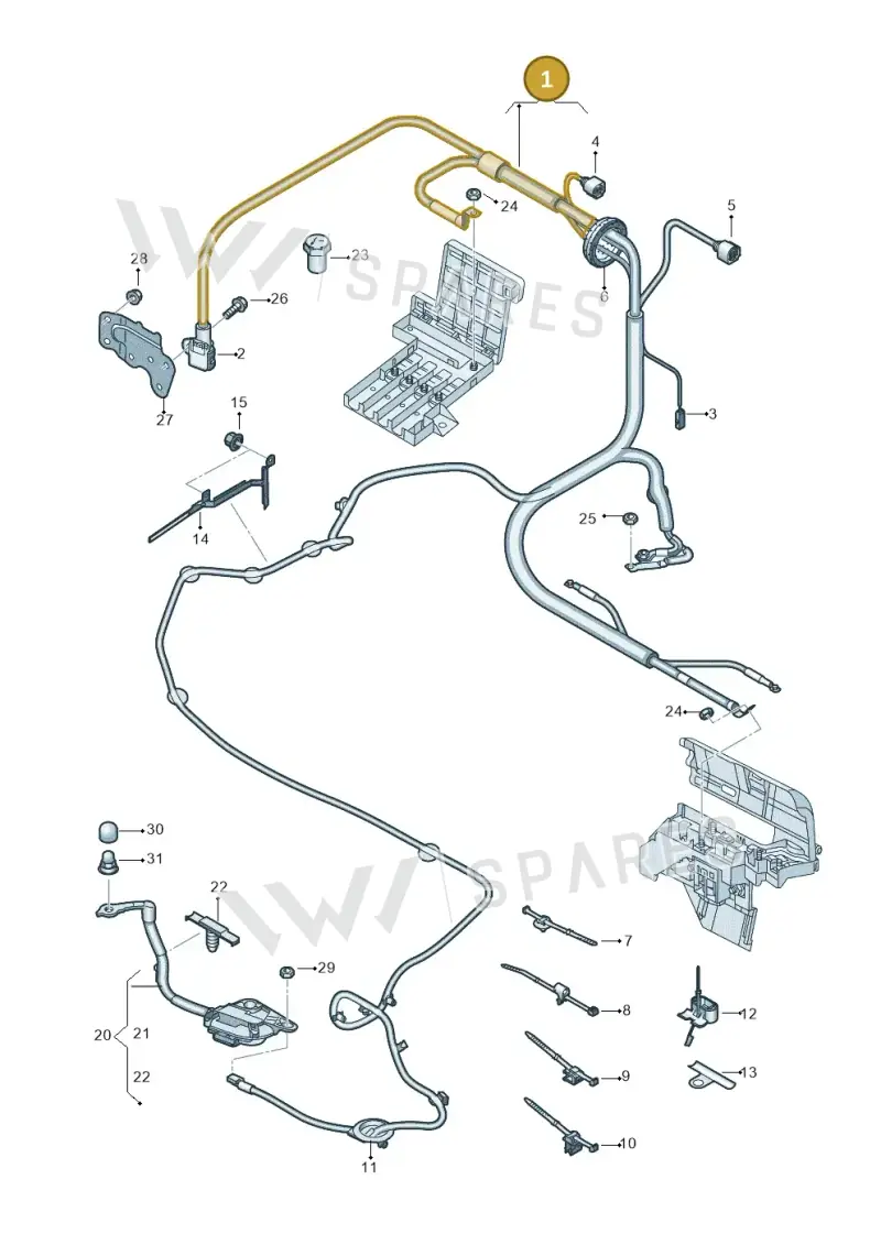 4M2971225AJ — Audi Q8 (2018-2025) diagram 859972040, position 1