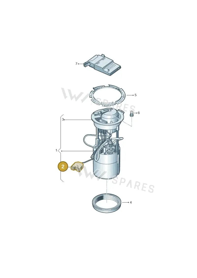 4M4919671E — Volkswagen Touareg (2017-2025) diagram 439919030, position 2