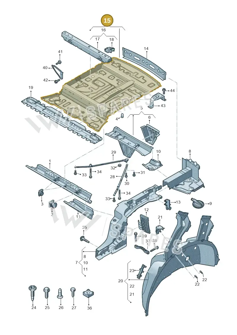 4M6802069R — Audi Q8 (2018-2025) diagram 429803000, position 15