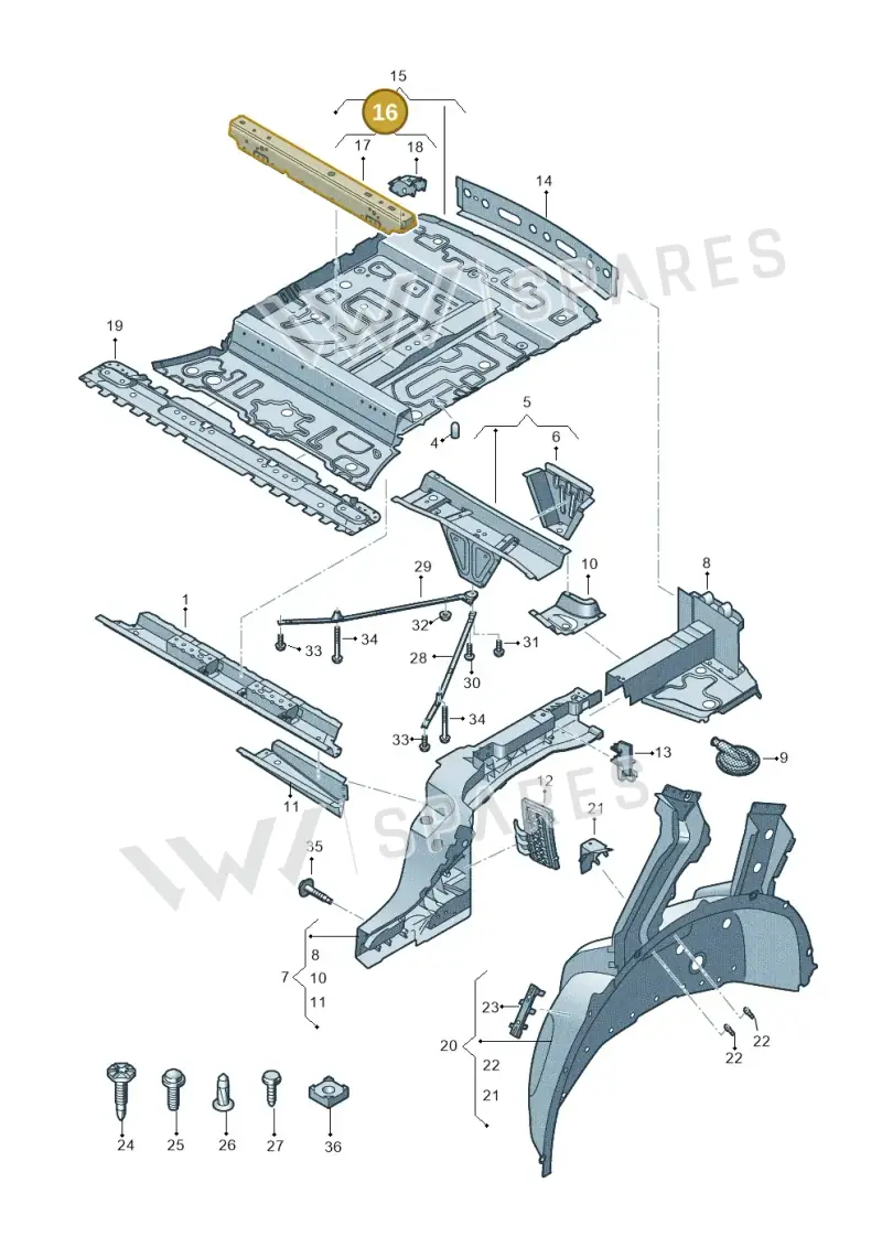 4M6803345F — Audi RS Q8 (2019-2025) diagram 595803000, position 16