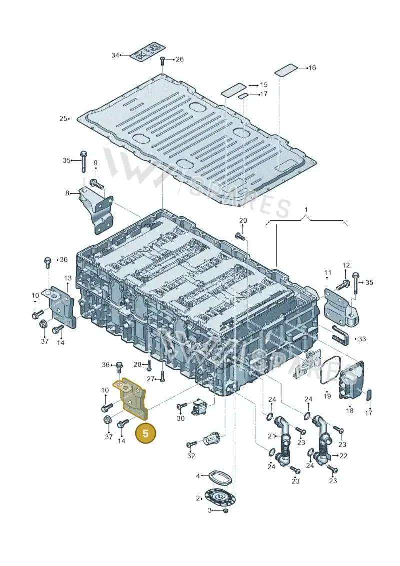 4M6915372 — Audi Q8 (2018-2025) diagram 429915500, position 5