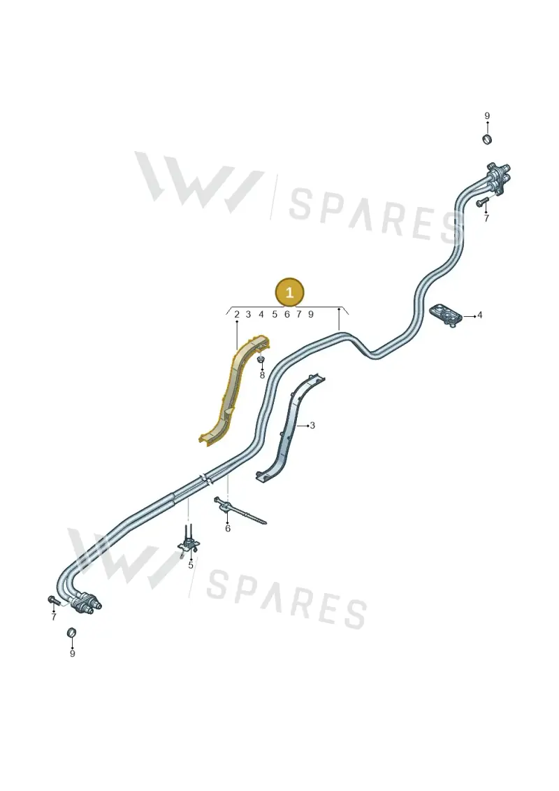 4M6971015 — Audi Q8 (2018-2025) diagram 859970200, position 1