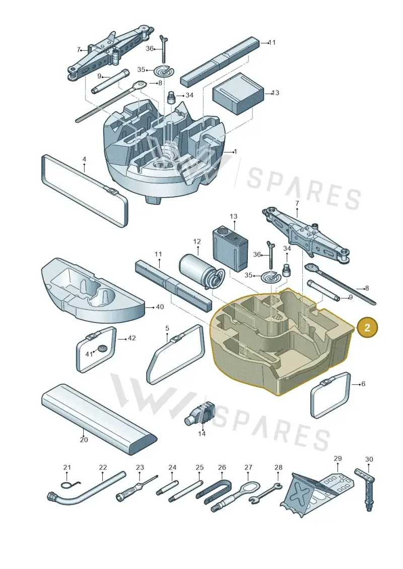 4M8012109C — Audi RS Q8 (2019-2025) diagram 429011100, position 2