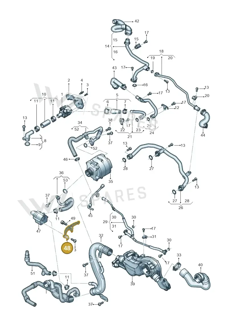 4M8121079A — Audi RS Q8 (2019-2025) diagram 595121002, position 48