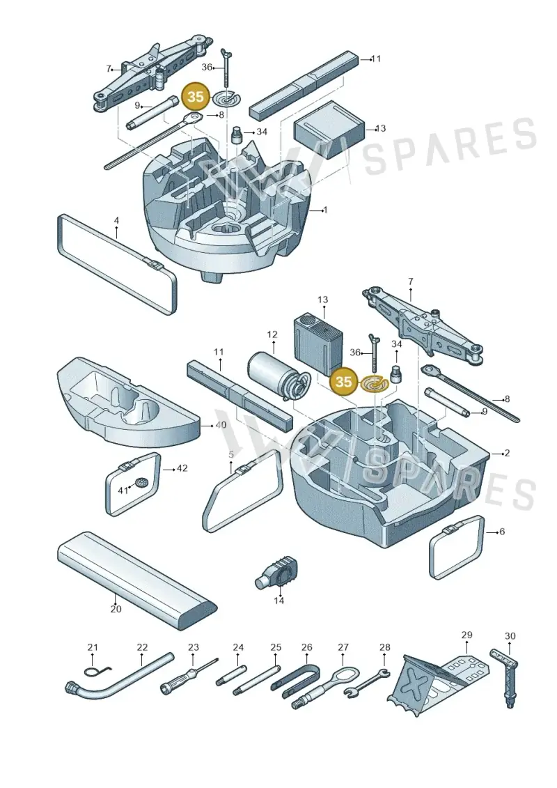 4M8601205 — Audi RS Q8 (2019-2025) diagram 429011100, position 35