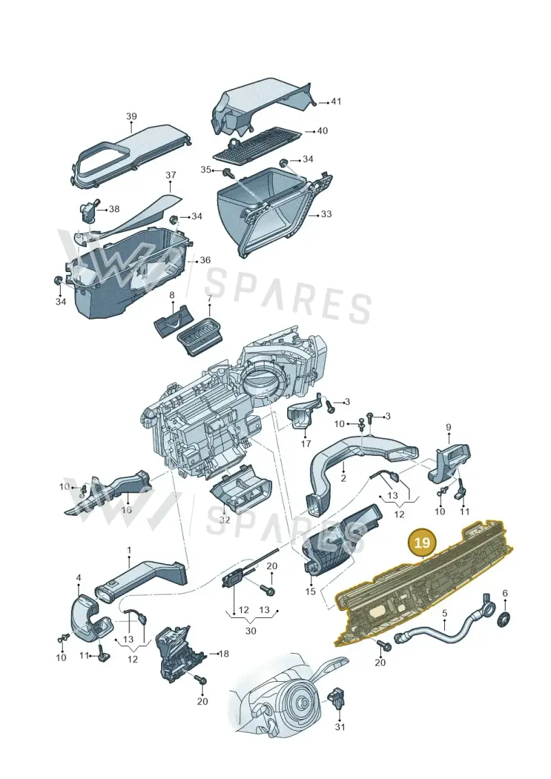 4M8820902E6PS — Audi RS Q8 (2019-2025) diagram 429819010, position 19