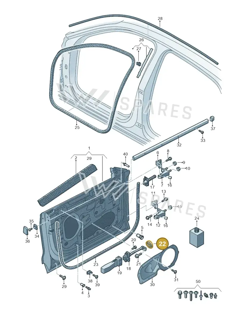 4M8837923 — Audi RS Q8 Quattro (2019-) diagram 429831010, position 22