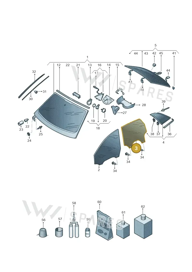 4M8845025B — Audi RS Q8 (2019-2025) diagram 429845000, position 3