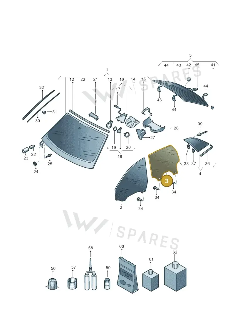 4M8845025C — Audi RS Q8 (2019-2025) diagram 429845000, position 3