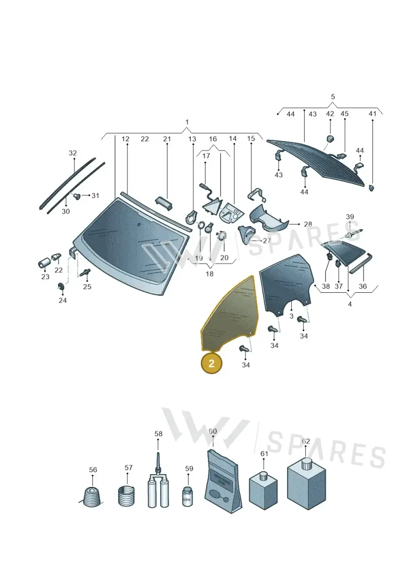 4M8845201B — Audi RS Q8 (2019-2025) diagram 429845000, position 2