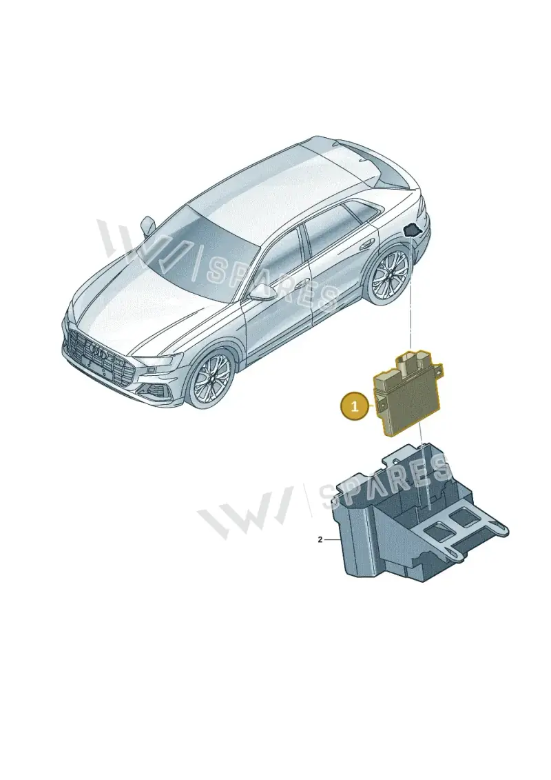 4M8907160A — Audi Q8 (2018-2025) diagram 429906011, position 1