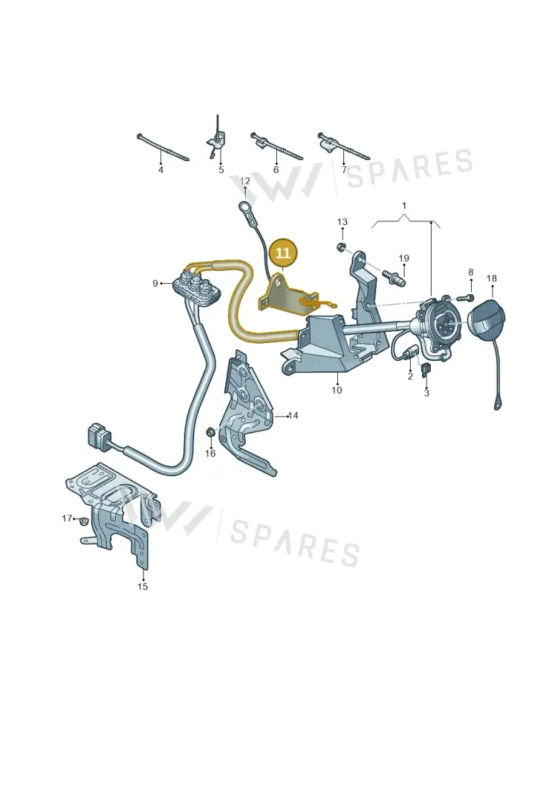 4M8907330 — Audi Q8 (2018-2025) diagram 429970300, position 11