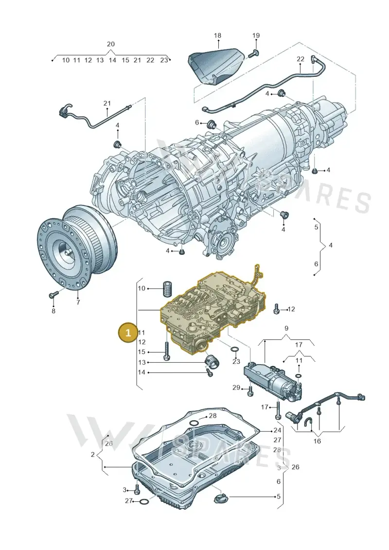 4M8927158AF — Audi Q8 (2018-2025) diagram 429325800, position 1