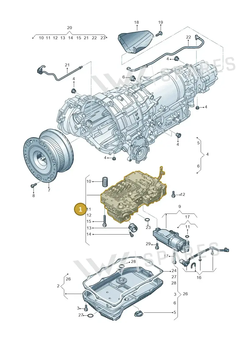 4M8927158AM — Audi Q8 (2018-2025) diagram 429325800, position 1