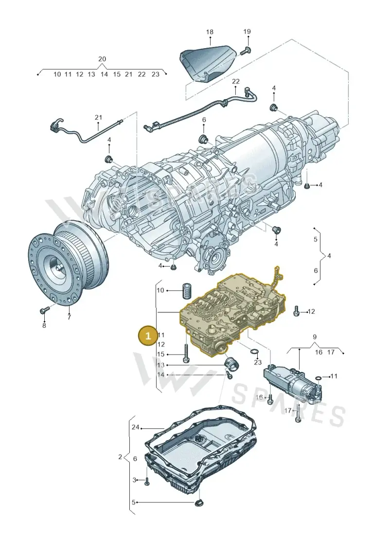4M8927158BR — Audi Q7 (2015-2025) diagram 859325900, position 1