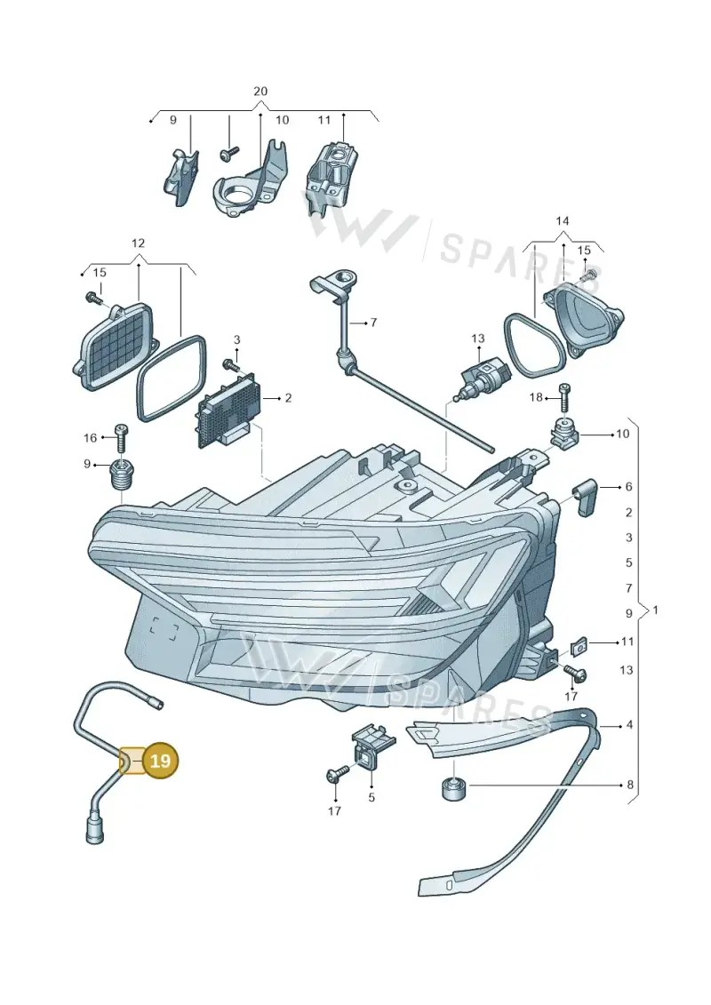 4M8941718A — Audi Q4 Sportback (2021-2022) diagram 89a941000, position 19