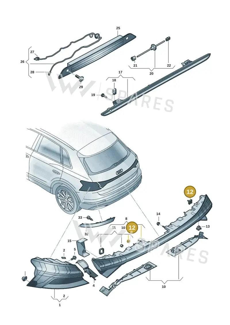 4M8945181 — Audi Q4 Sportback (2021-2022) diagram 89a945000, position 12