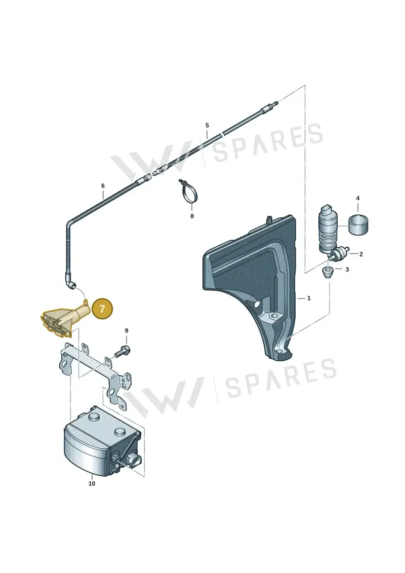 4M8955185A — Audi Q7 (2015-2025) diagram 859955025, position 7