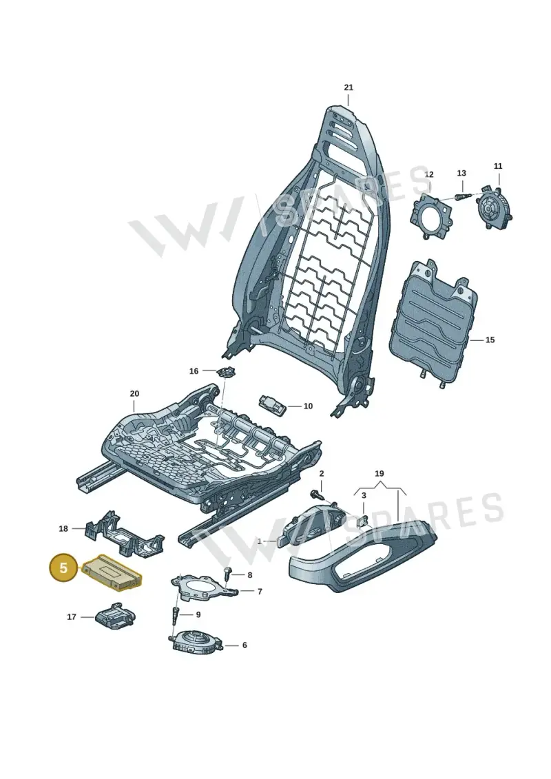 4M8959760B — Audi RS e-tron GT (2020-2025) diagram 4j1959200, position 5