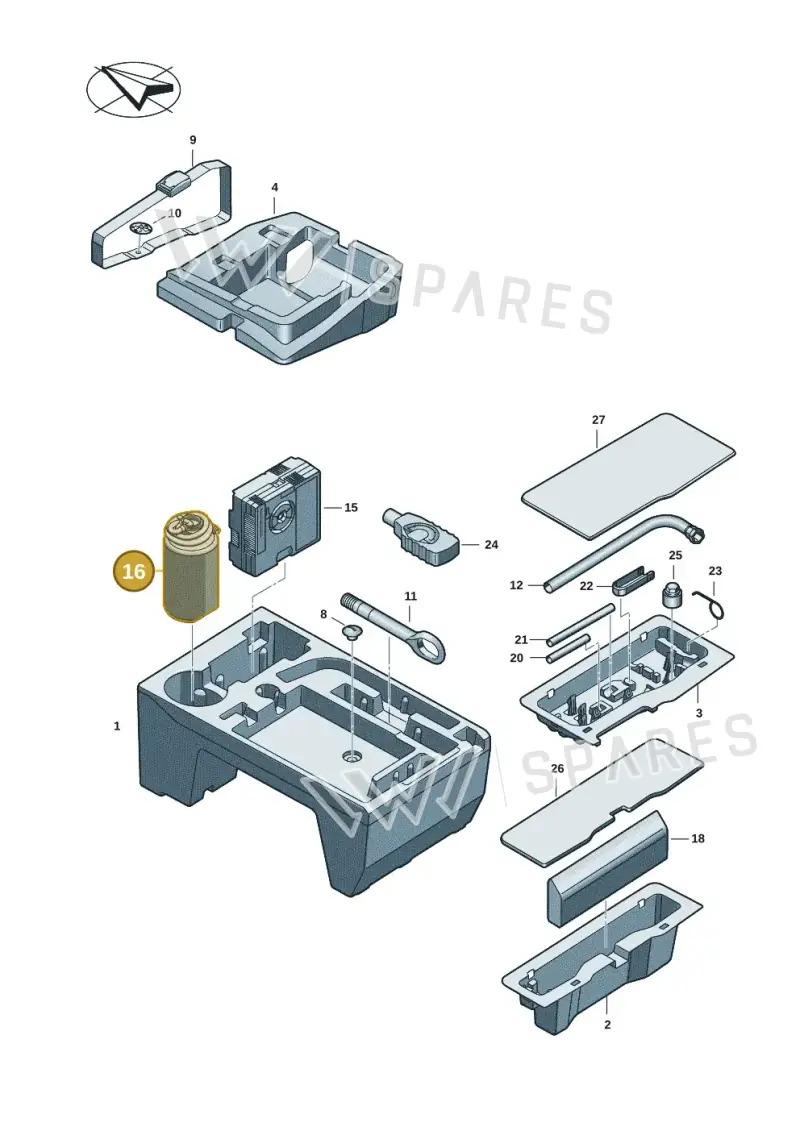 4N0012619B — Audi A5 Limousine (2024-2025) diagram 8wk011100, position 16