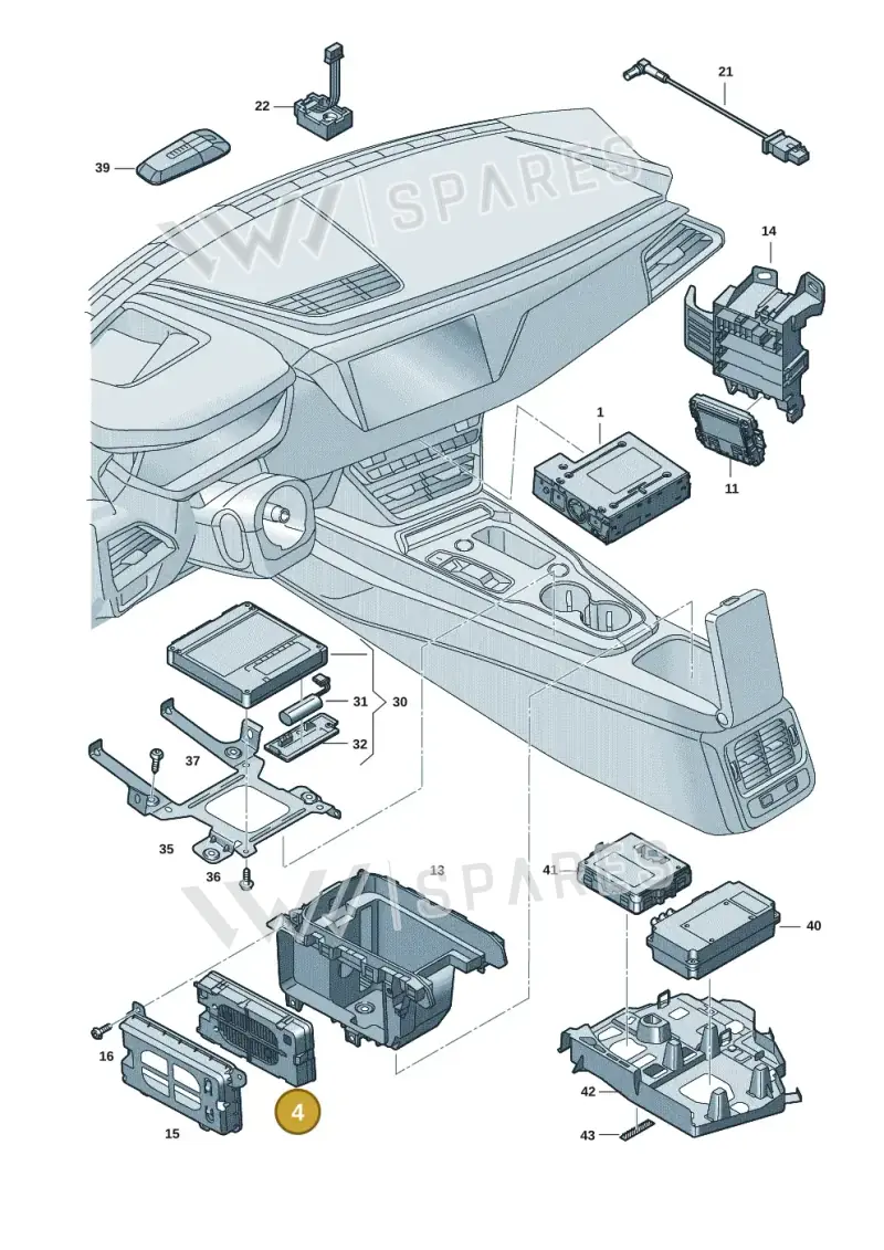 4N0035502B — Audi RS e-tron GT (2020-2020) diagram 4j1035550, position 4