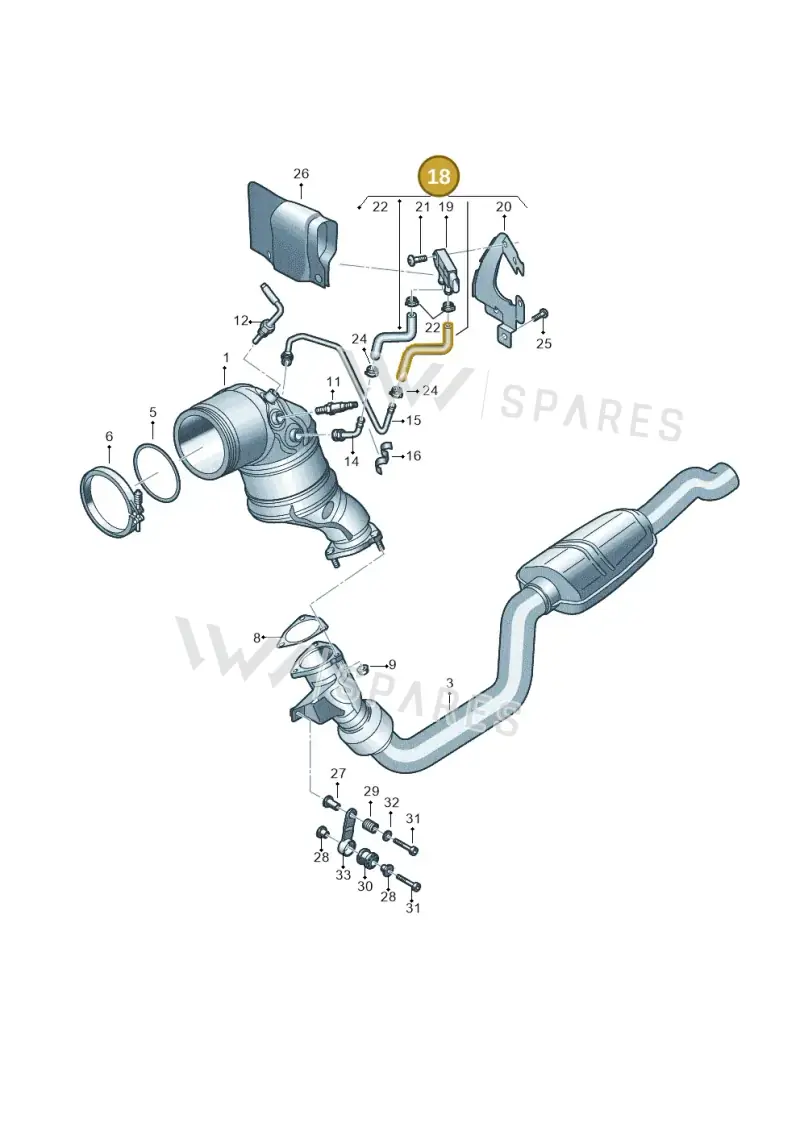 4N0131552AA — Audi RS6 Avant (2019-2025) diagram 838253500, position 18