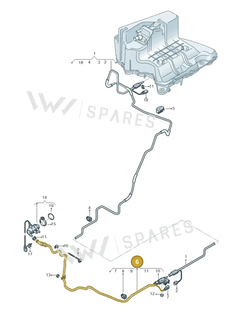4N0131960G — Audi A8 (2017-2025) diagram 838201700, position 6