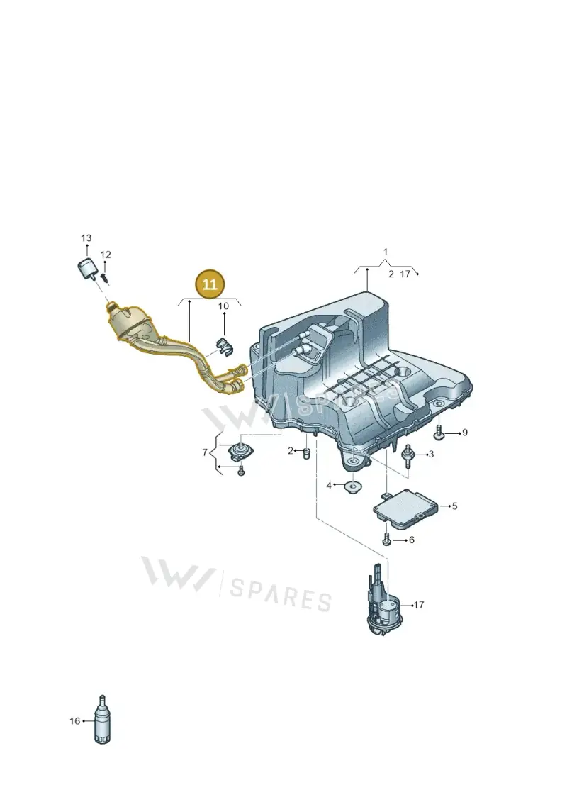 4N0131963C — Audi A8L (2017-2022) diagram 838201400, position 11
