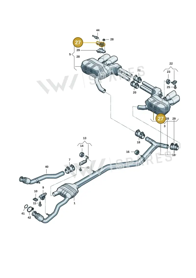 4N0133246B — Audi A5 Limousine (2024-2025) diagram 8wk253860, position 27